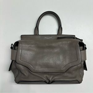 Rag & Bone Purse Gray Leather Bag Shoulder Women’s Minimalist Pilot Small